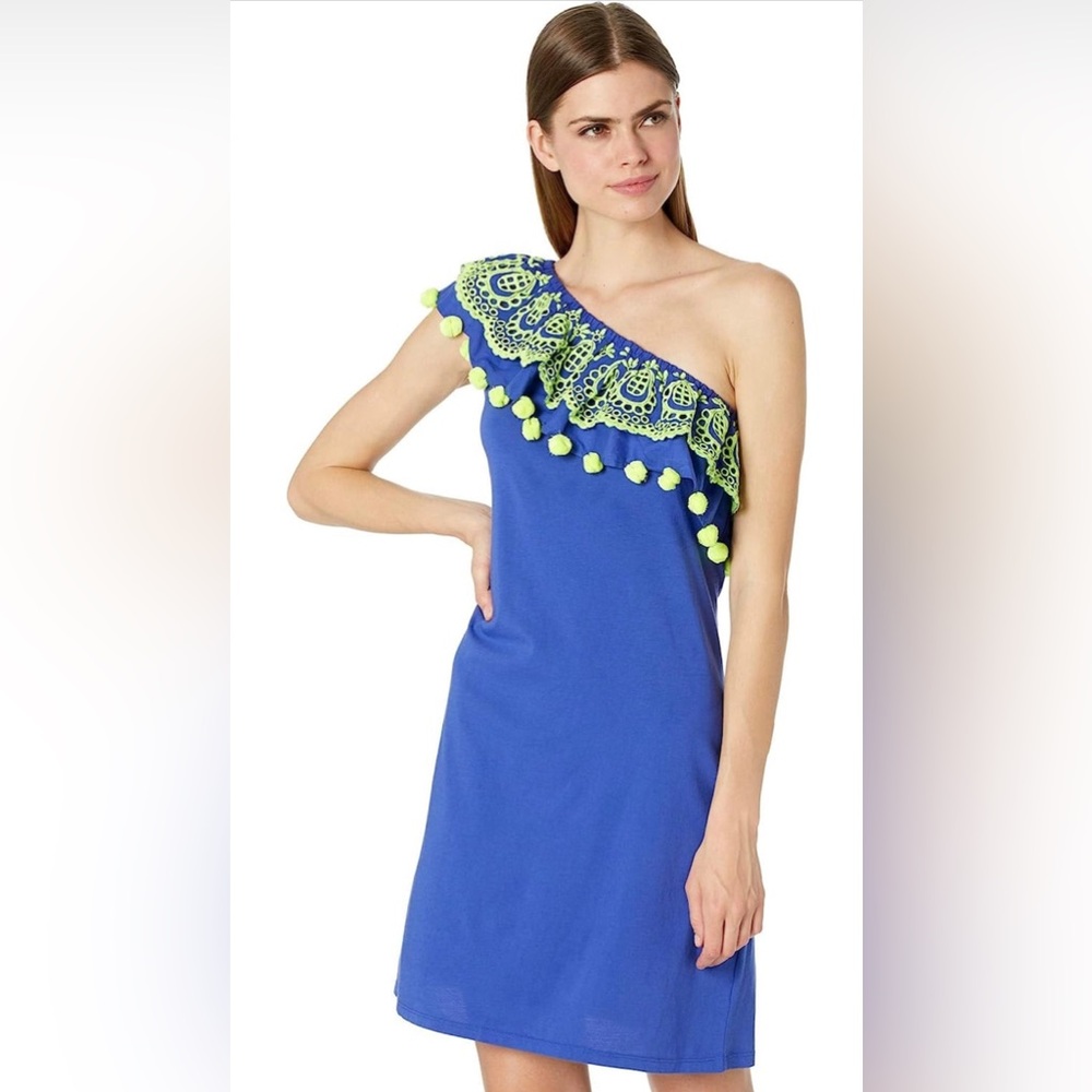 Lilly Pulitzer Idara Corsica Blue Dress - Size Small